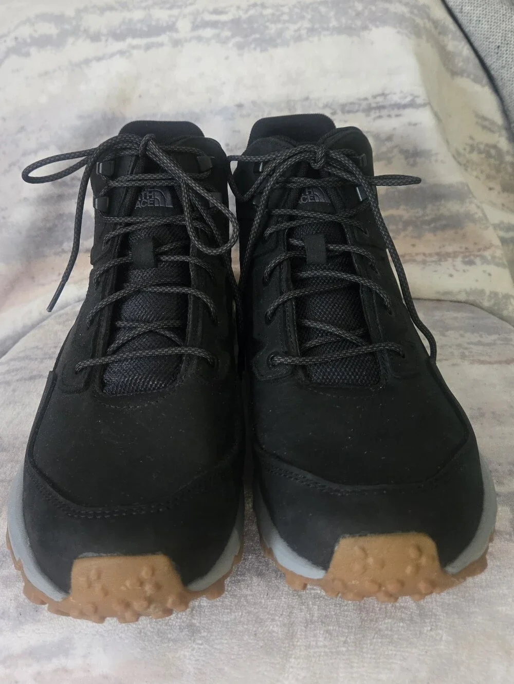 The North Face Men's Black and Gray Hiking Boots 9 / 42